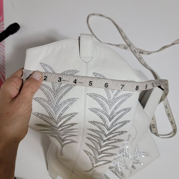 NEW Daniel x Diamond The Tall T Boot Womens 9 Cowgirl Bling Country Western Glam - Picture 12 of 14